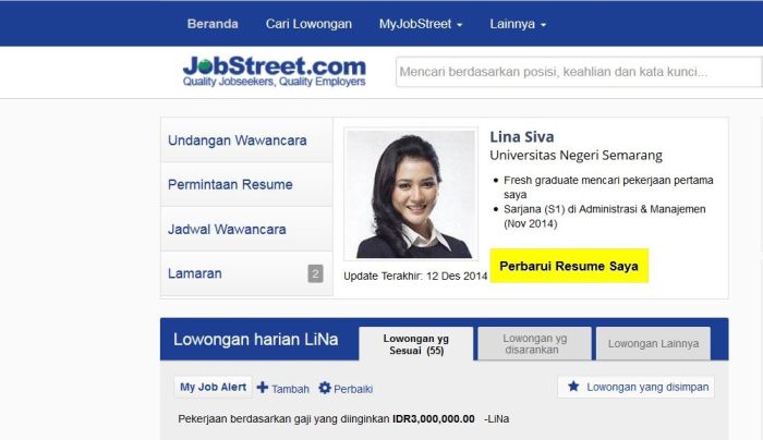 Surat Lamaran Kerja Online 2025