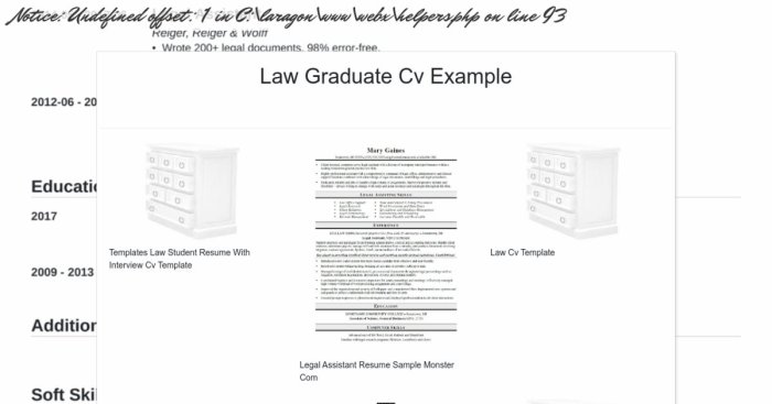 Contoh Cv Sarjana Hukum