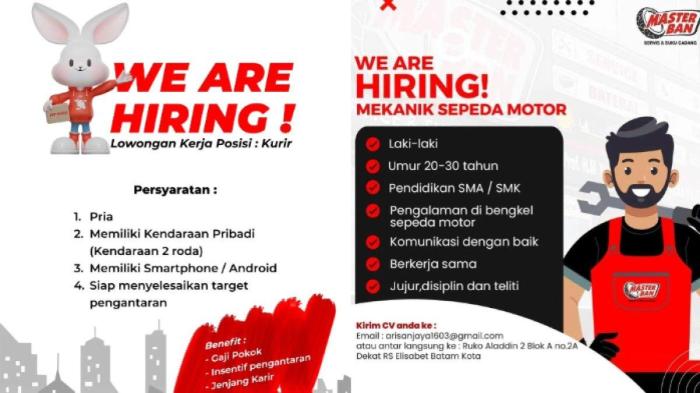 Lowongan Kerja Di Batam 2025