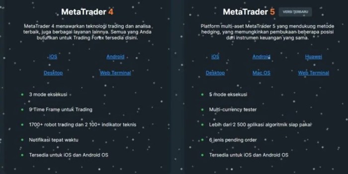 Platform Forex Terbaik 2025
