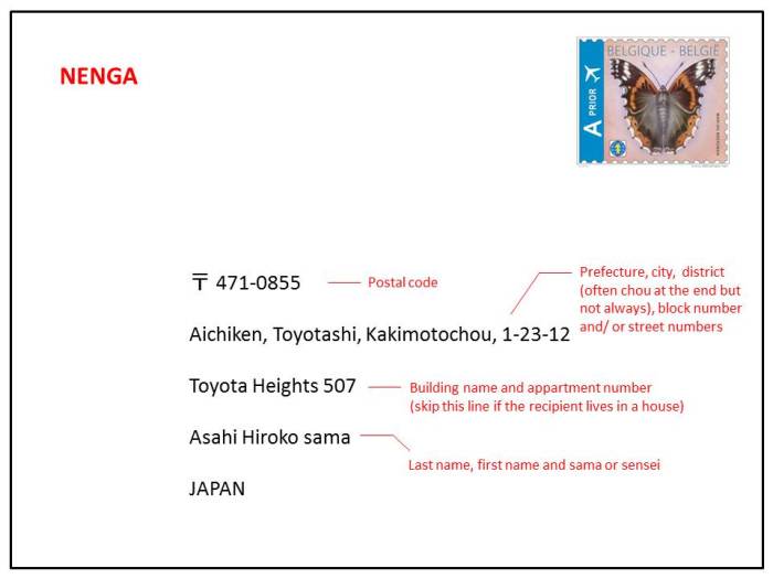 Contoh Surat Bahasa Jepang