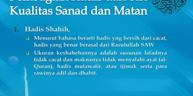 Contoh Hadits Mutawatir Lengkap Dengan Sanadnya