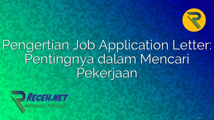 Kop Surat Lamaran Kerja 2025