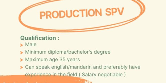 Pekerjaan Operator Produksi 2025
