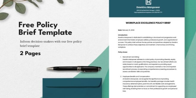 Contoh Policy Brief Kebijakan Publik
