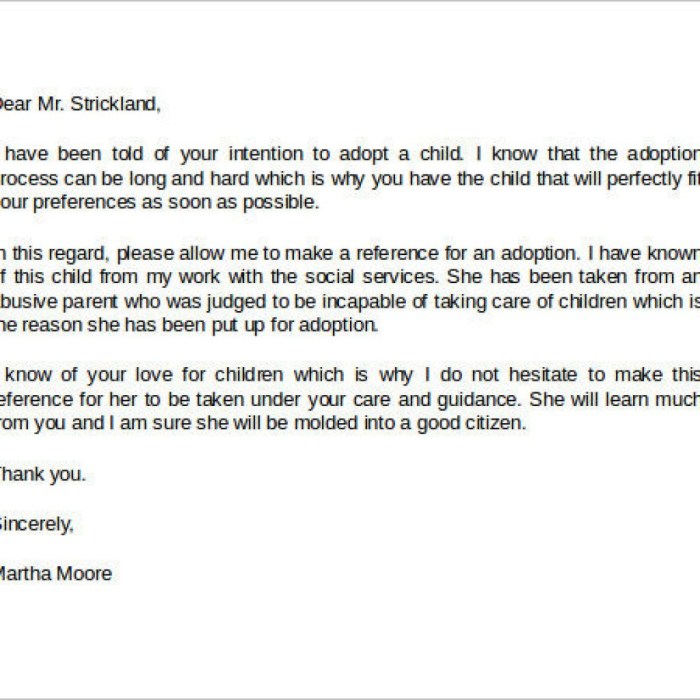 Letter adoption reference sample template recommendation foster parent elegant samples 1650 1275 agency size friend Contoh Surat Pernyataan Adopsi Anak