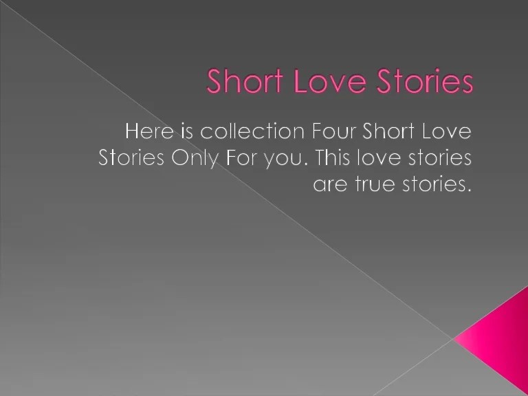 Contoh Love Story Singkat