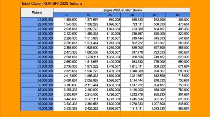 Kredit Modal Kerja Bri 2025