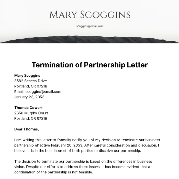 Termination letter partnership sample template collaborative business partnerships templates yorksj ac Contoh Surat Pemutusan Kerjasama Mitra