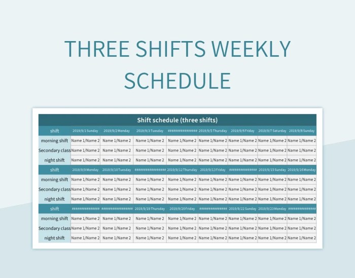 Contoh Jadwal Kerja 3 Shift 6 Orang