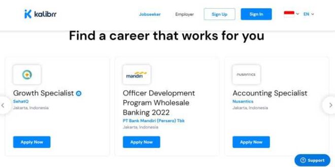 Website Cari Kerja 2025