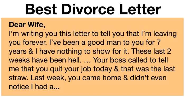 Letter divorce ever imgur hands inside down brutal most tl dr well Contoh Surat Cerai Bawah Tangan
